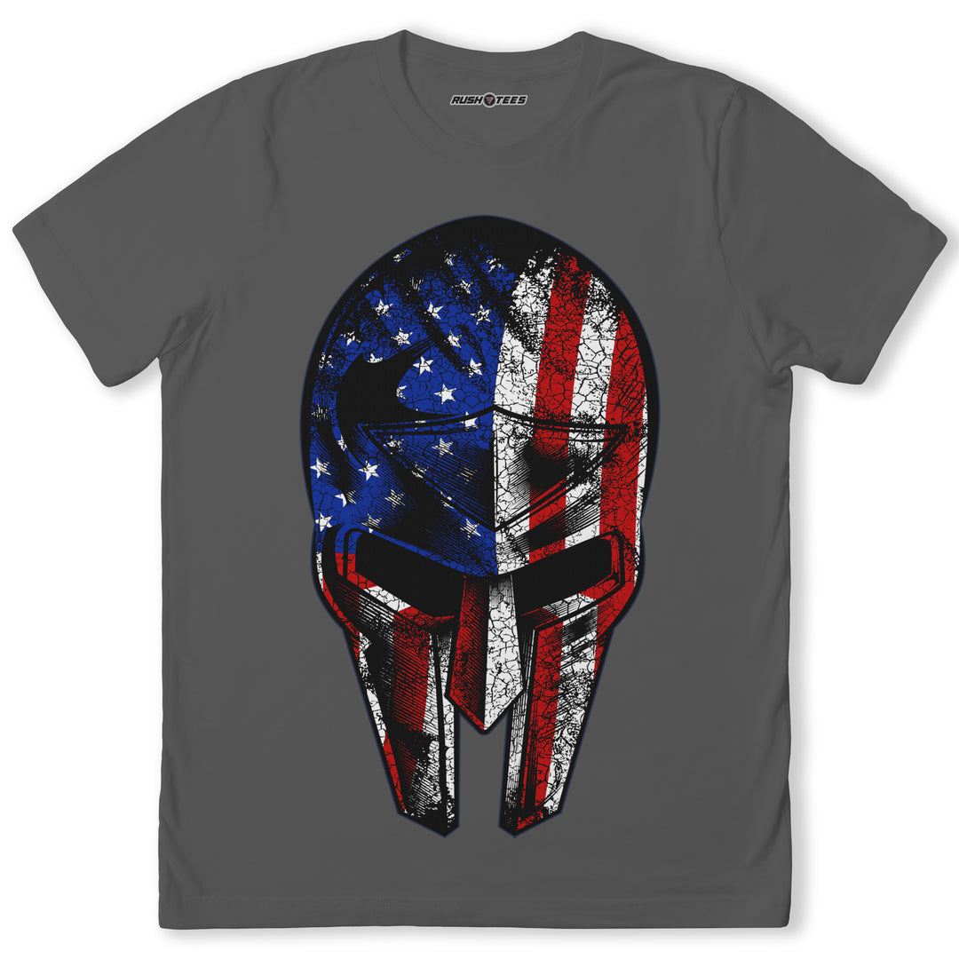 AMERICAN WARRIOR MASK ILLUSTRATION