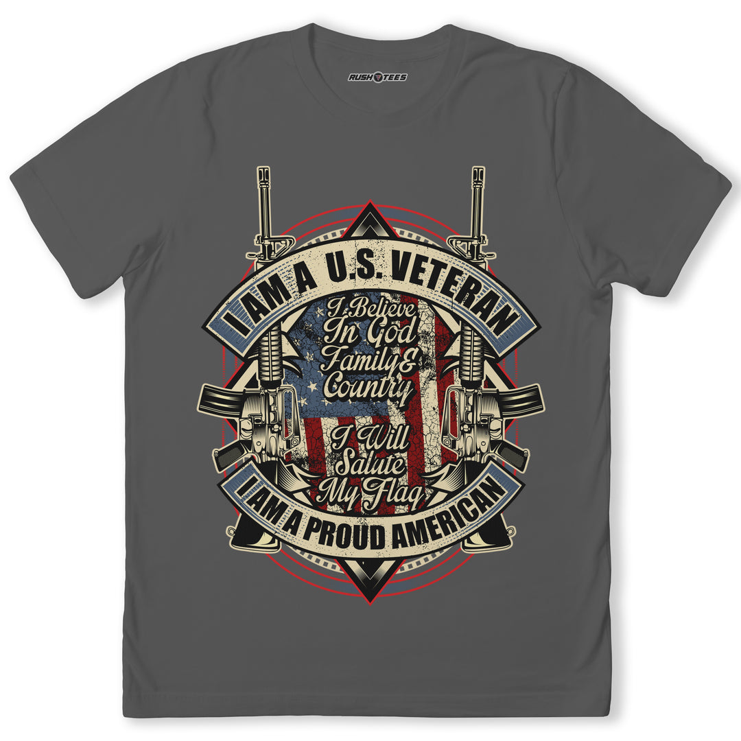 U.S. VETERAN PROUD AMERICAN
