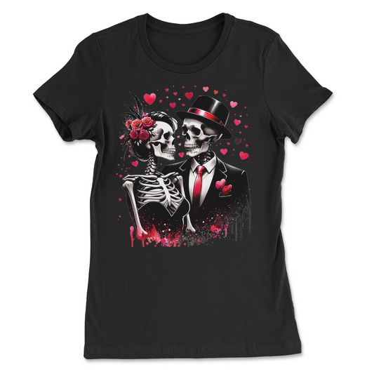 Till Death Valentine Womens T-Shirt