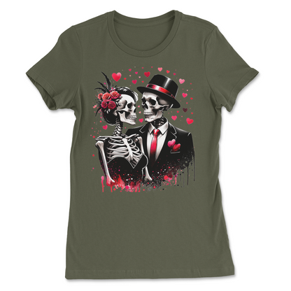 Till Death Valentine Womens T-Shirt