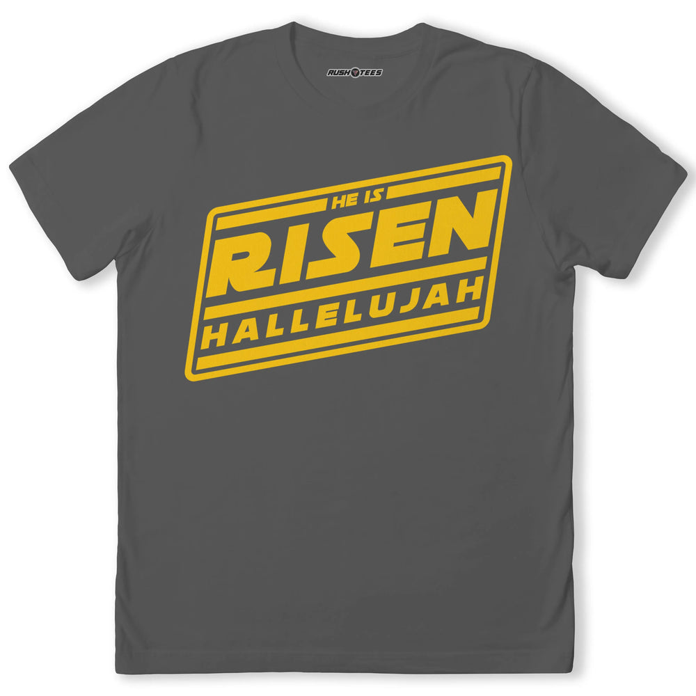 He Is Risen Hallelujah Jedi T-Shirt RushTees