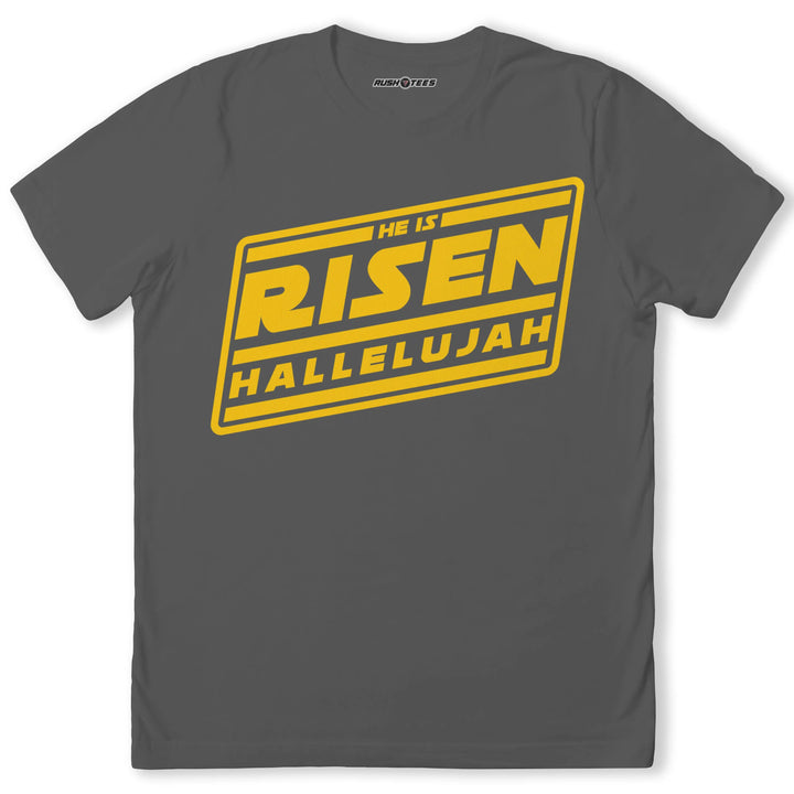 He Is Risen Hallelujah Jedi T-Shirt RushTees