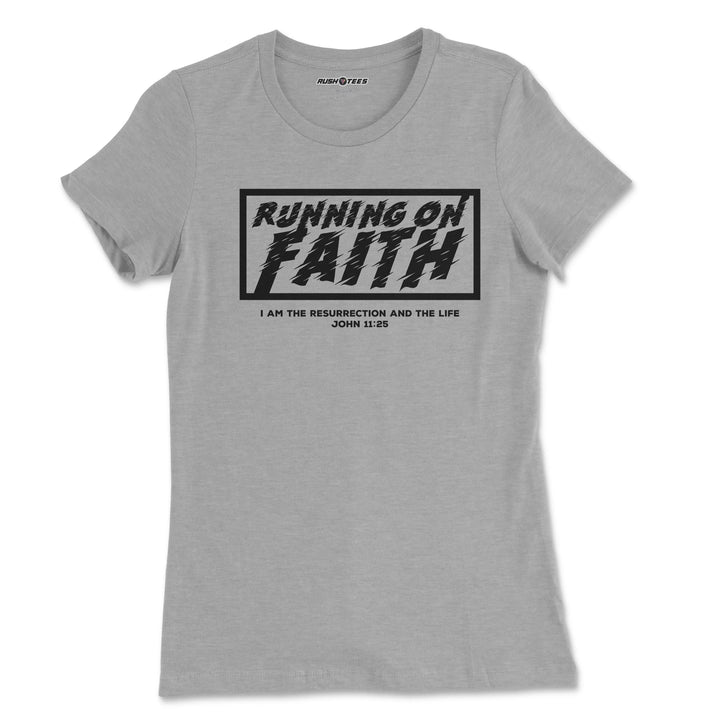 Faith Wins Every Time Ladies T-Shirt RushTees
