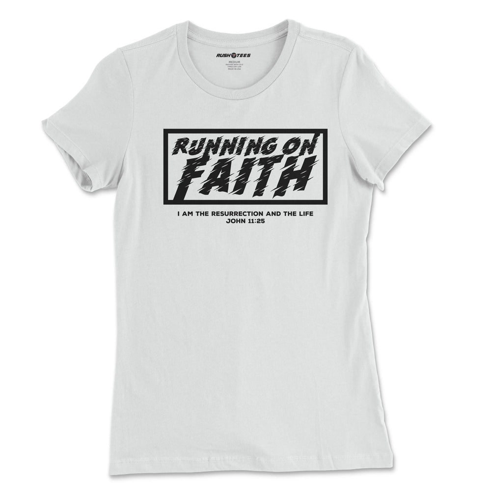 Faith Wins Every Time Ladies T-Shirt RushTees
