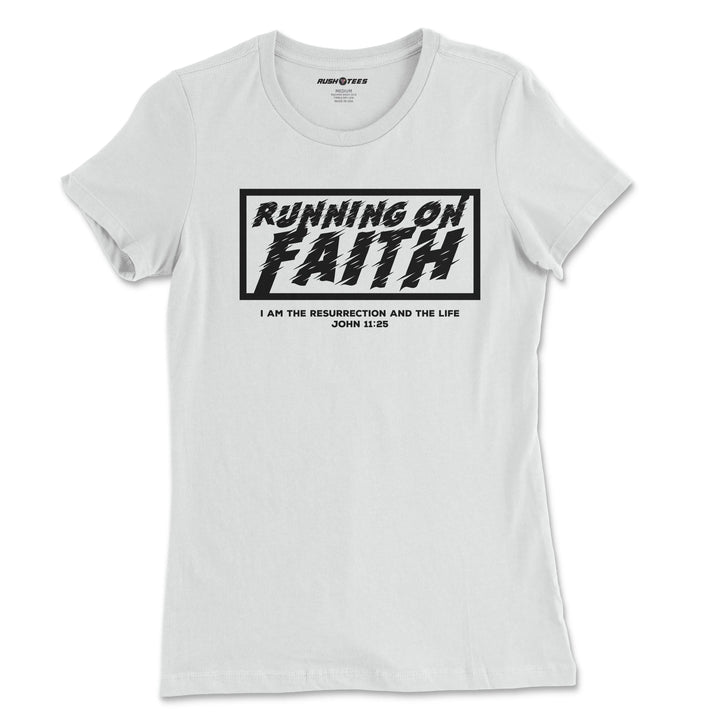 Faith Wins Every Time Ladies T-Shirt RushTees
